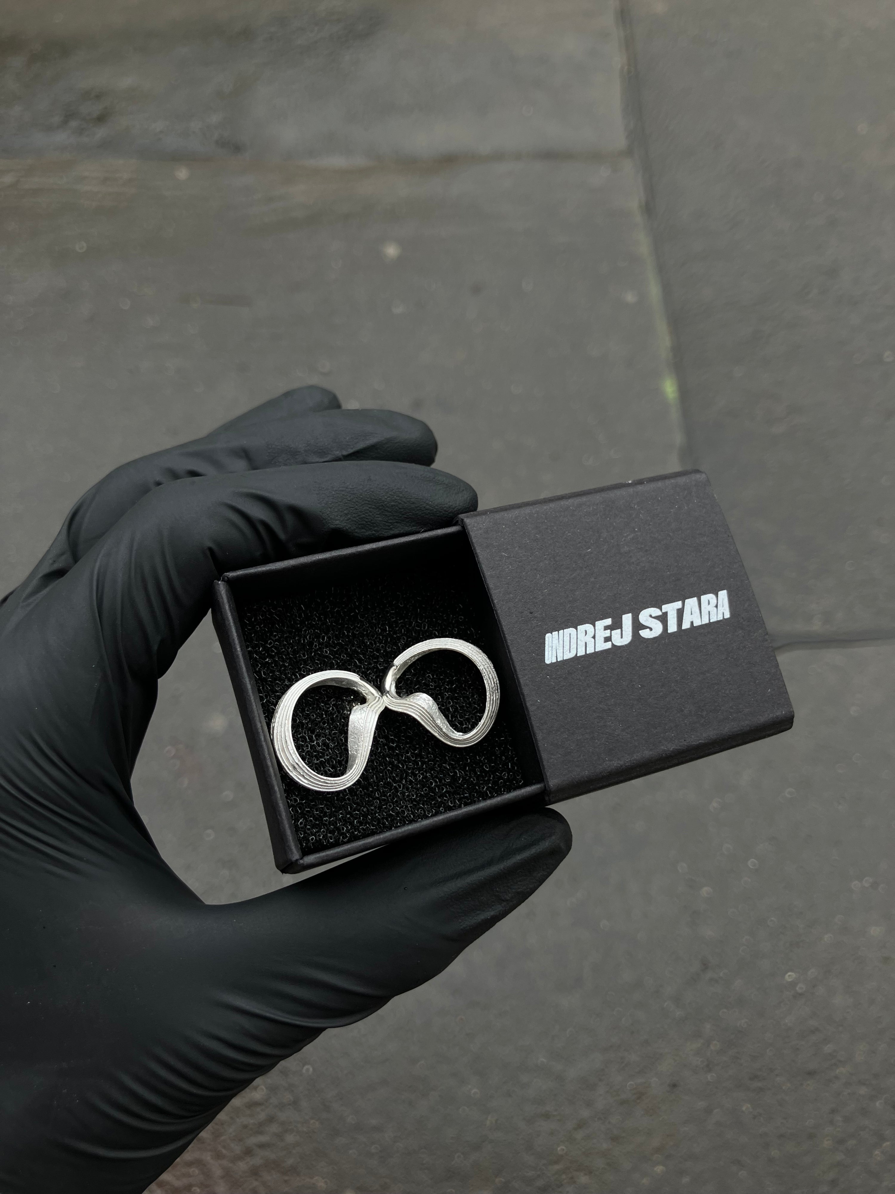 #3 náušnice Beach Artifacts M ag925