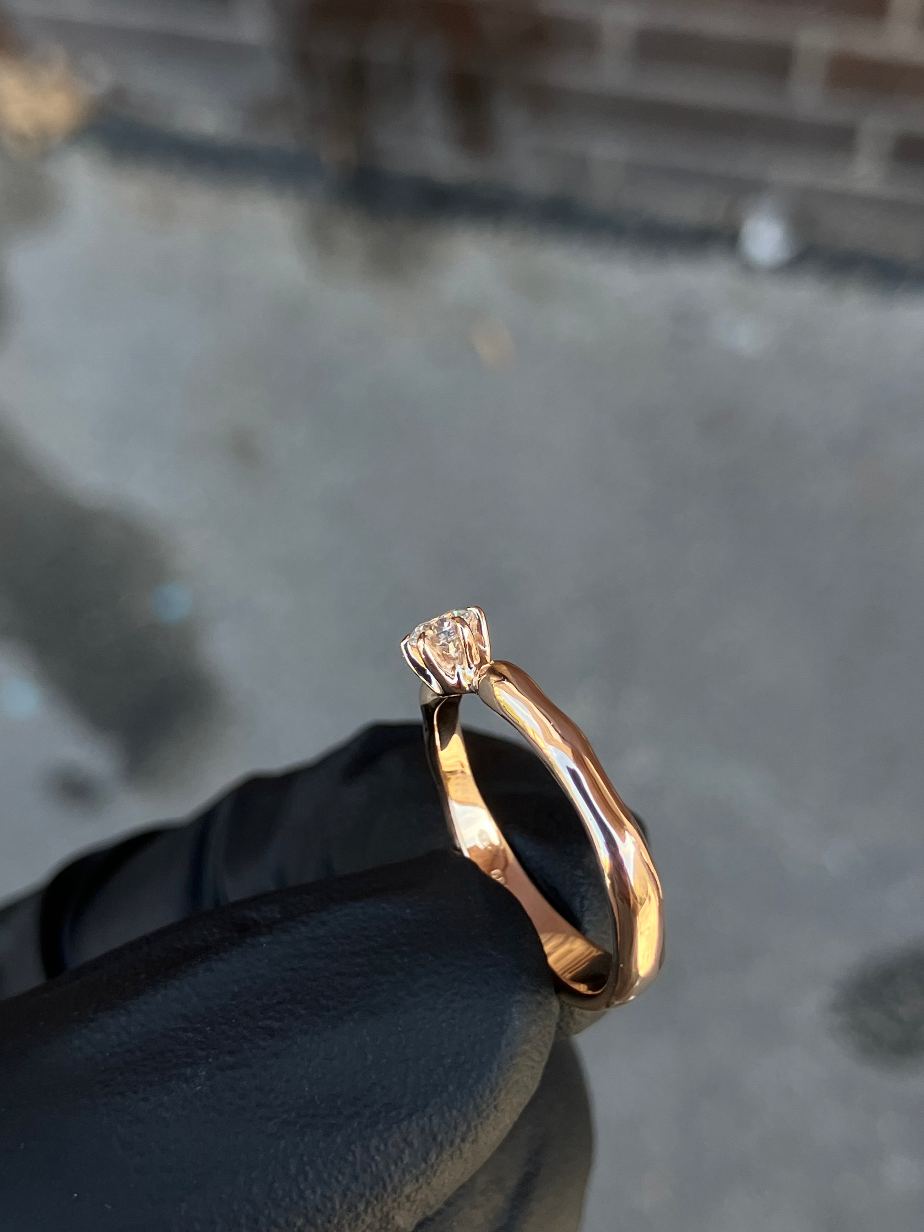 zásnubní prsten So Hot! červené au585