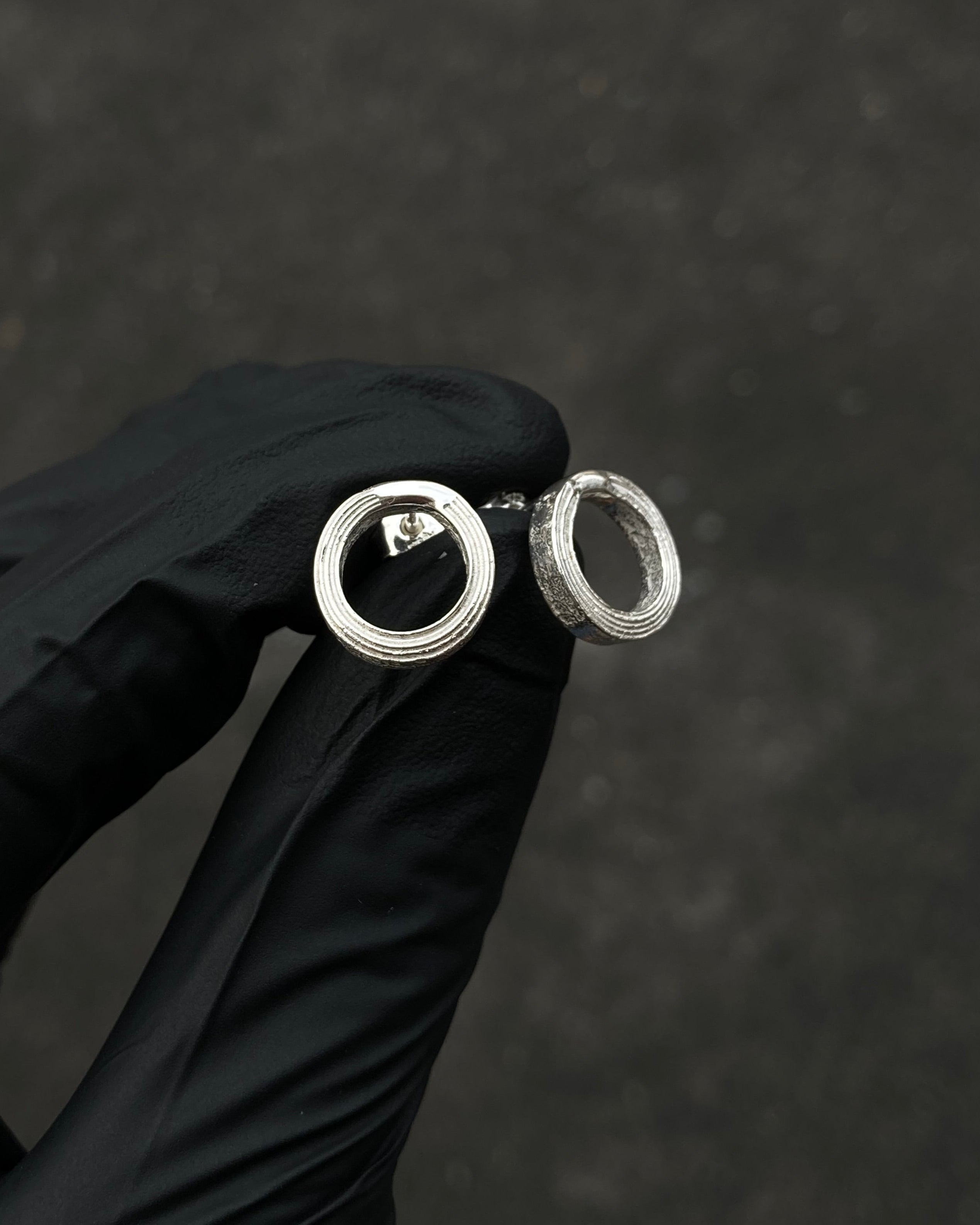 #1 náušnice Beach Artifacts S round ag925