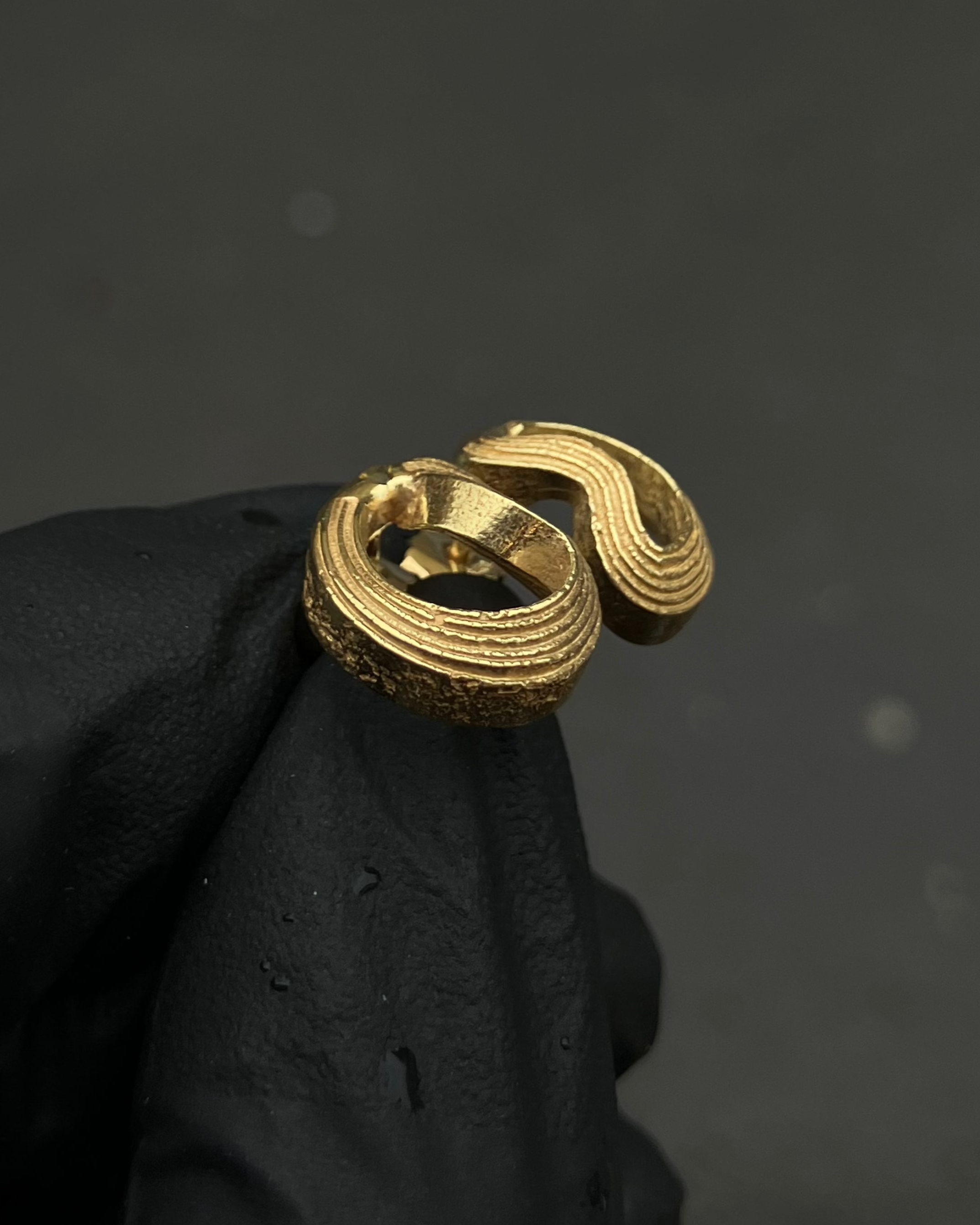 #2 náušnice Beach Artifacts S pozlacené ag925