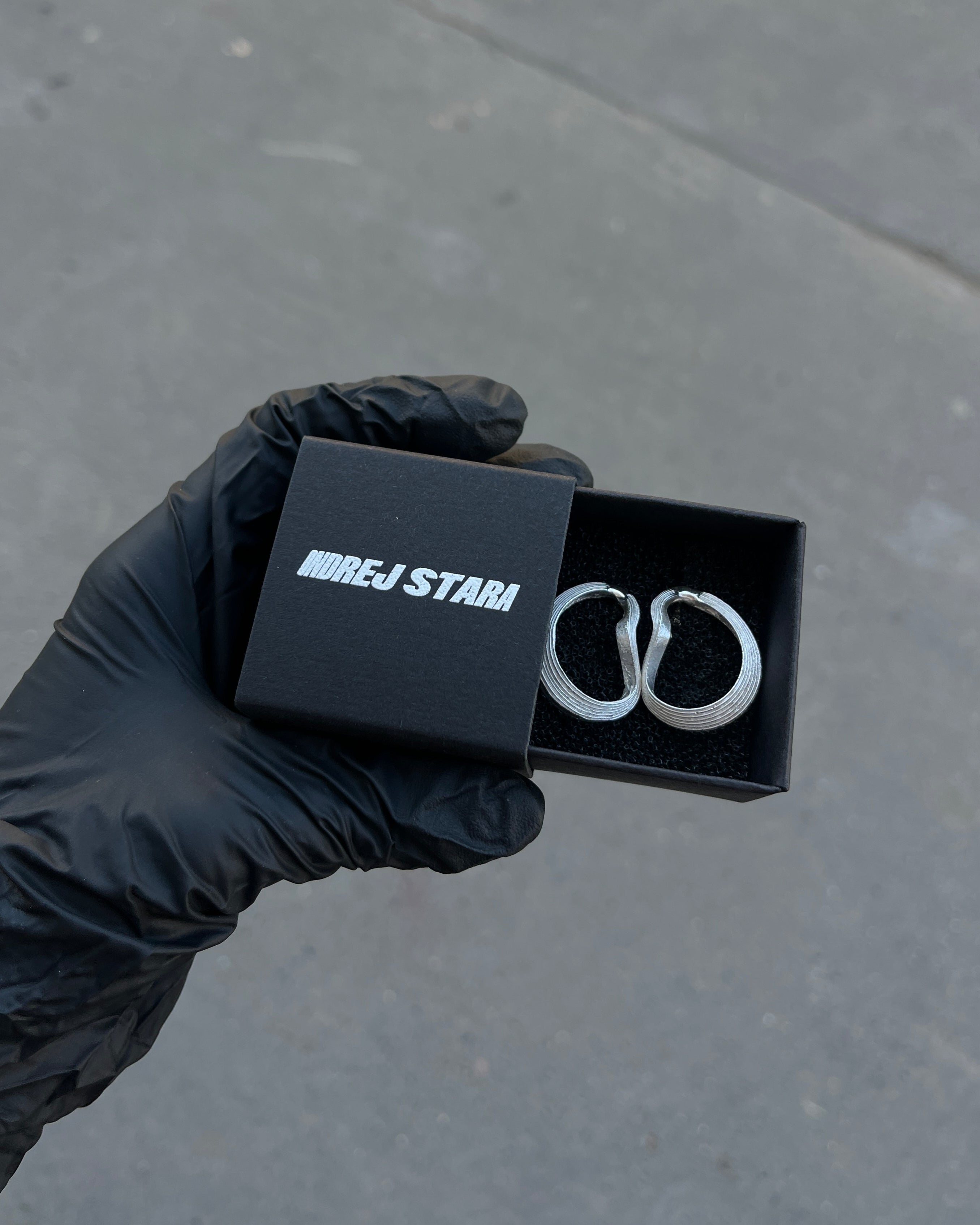 #4 náušnice Beach Artifacts L ag925