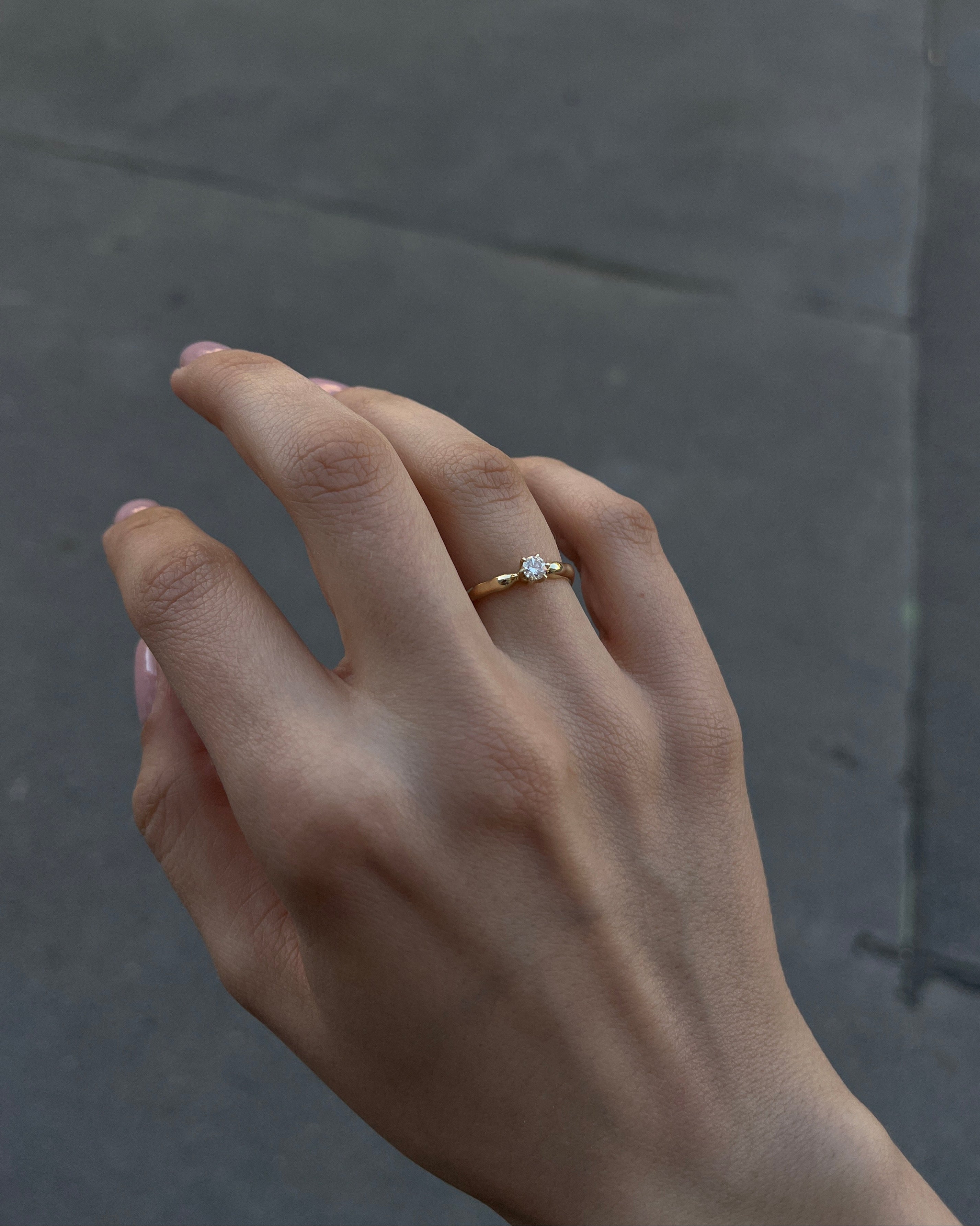 zásnubní prsten So Hot! au585 s přírodním diamantem