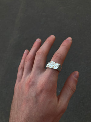 Mr. Proper prsten stříbrný 925/1000