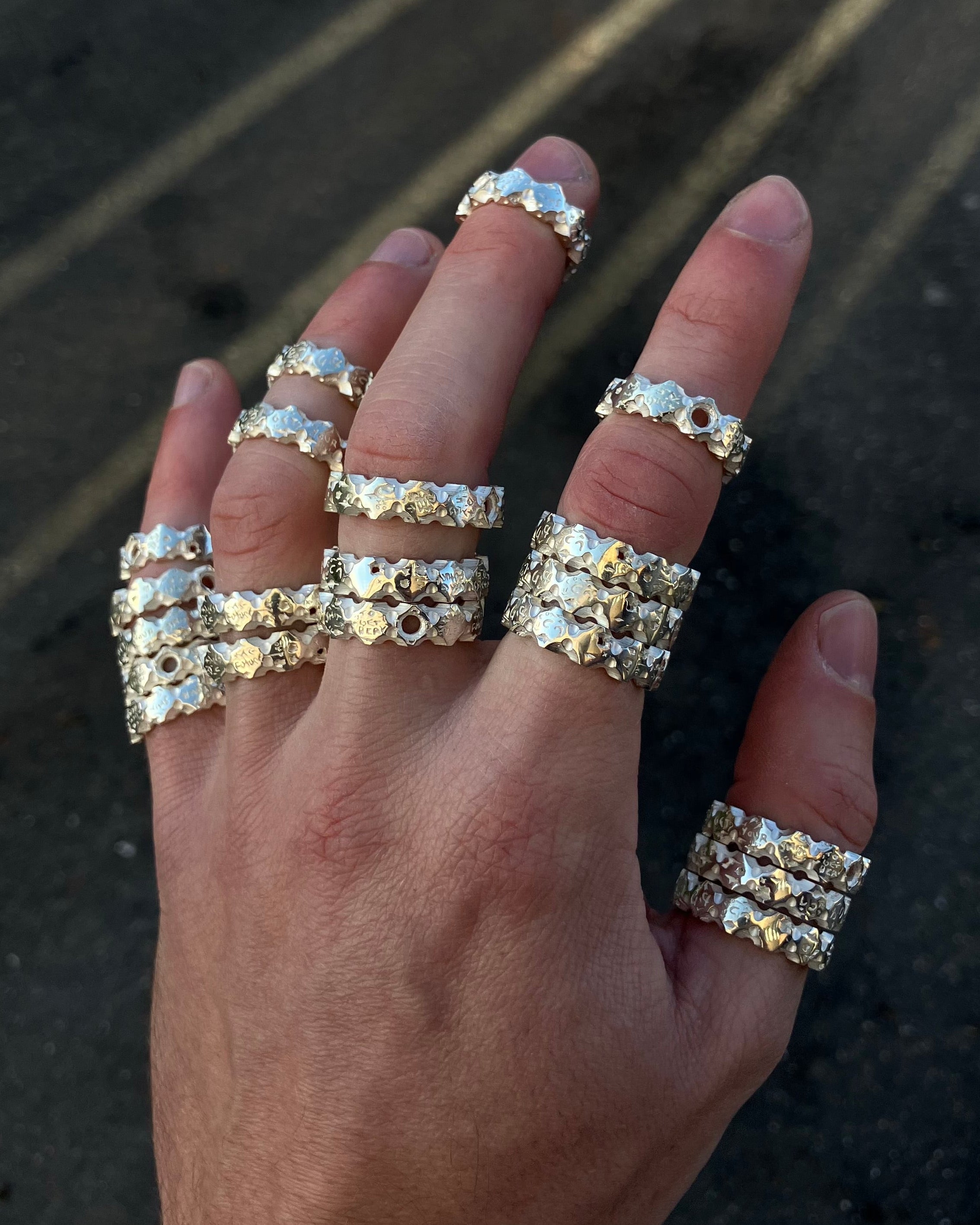 #117 prsten Get your shit together ag925