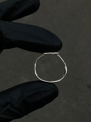 Car Tier Ring stříbrný 925/1000