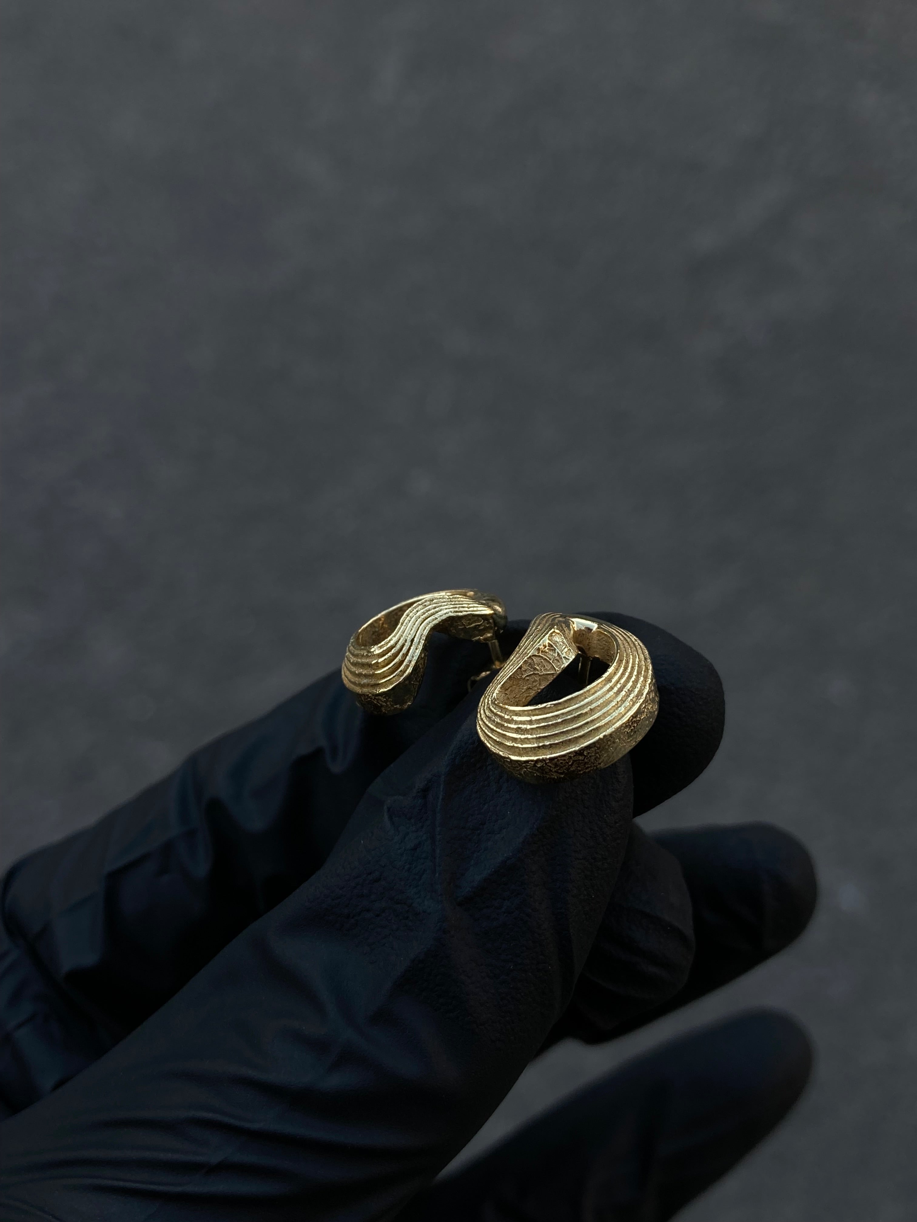 Náušnice Beach Artifacts S pozlacené stříbro (925/1000)