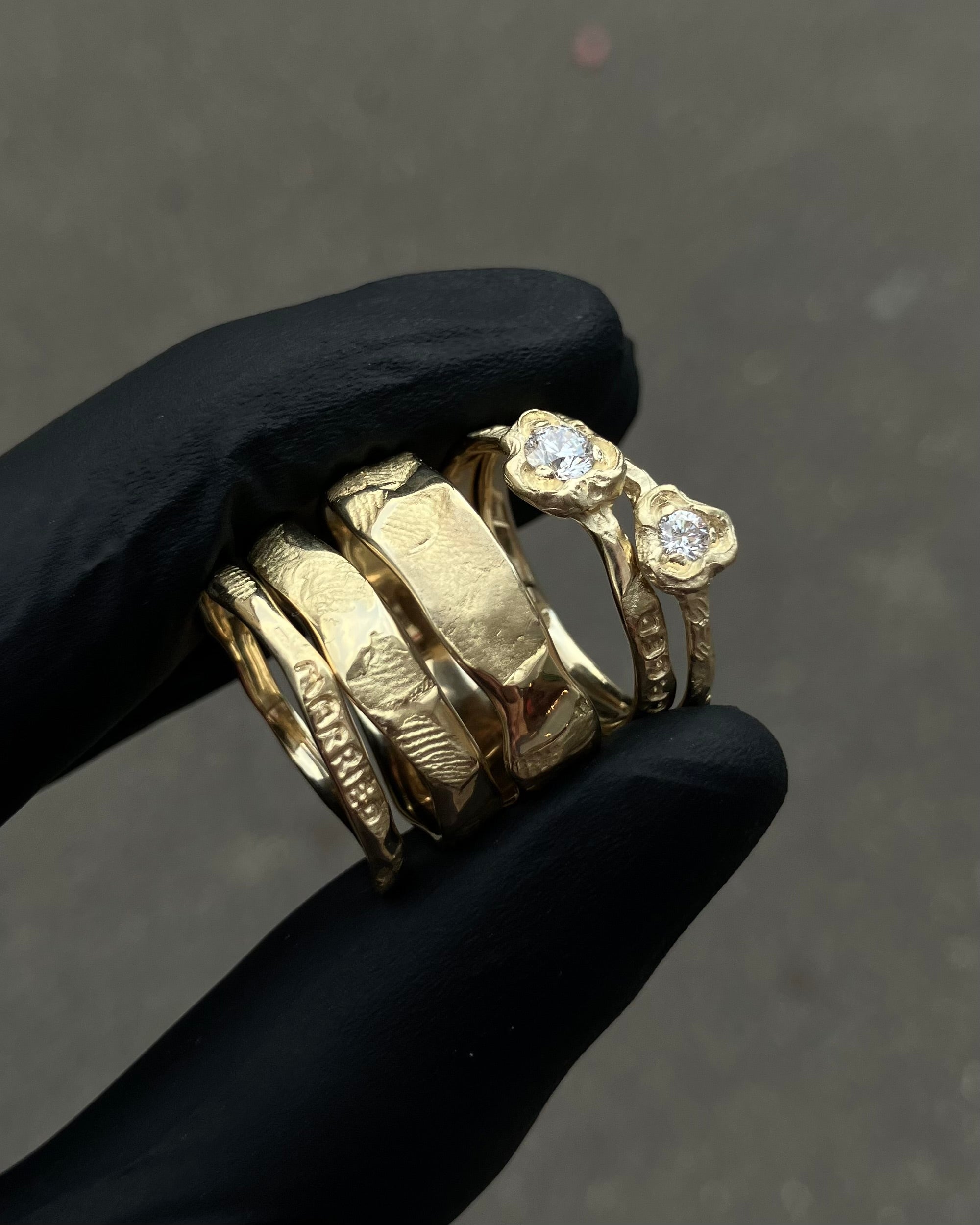 #112 Zásnubní prsten Engaged menší au585 s labgrown diamantem