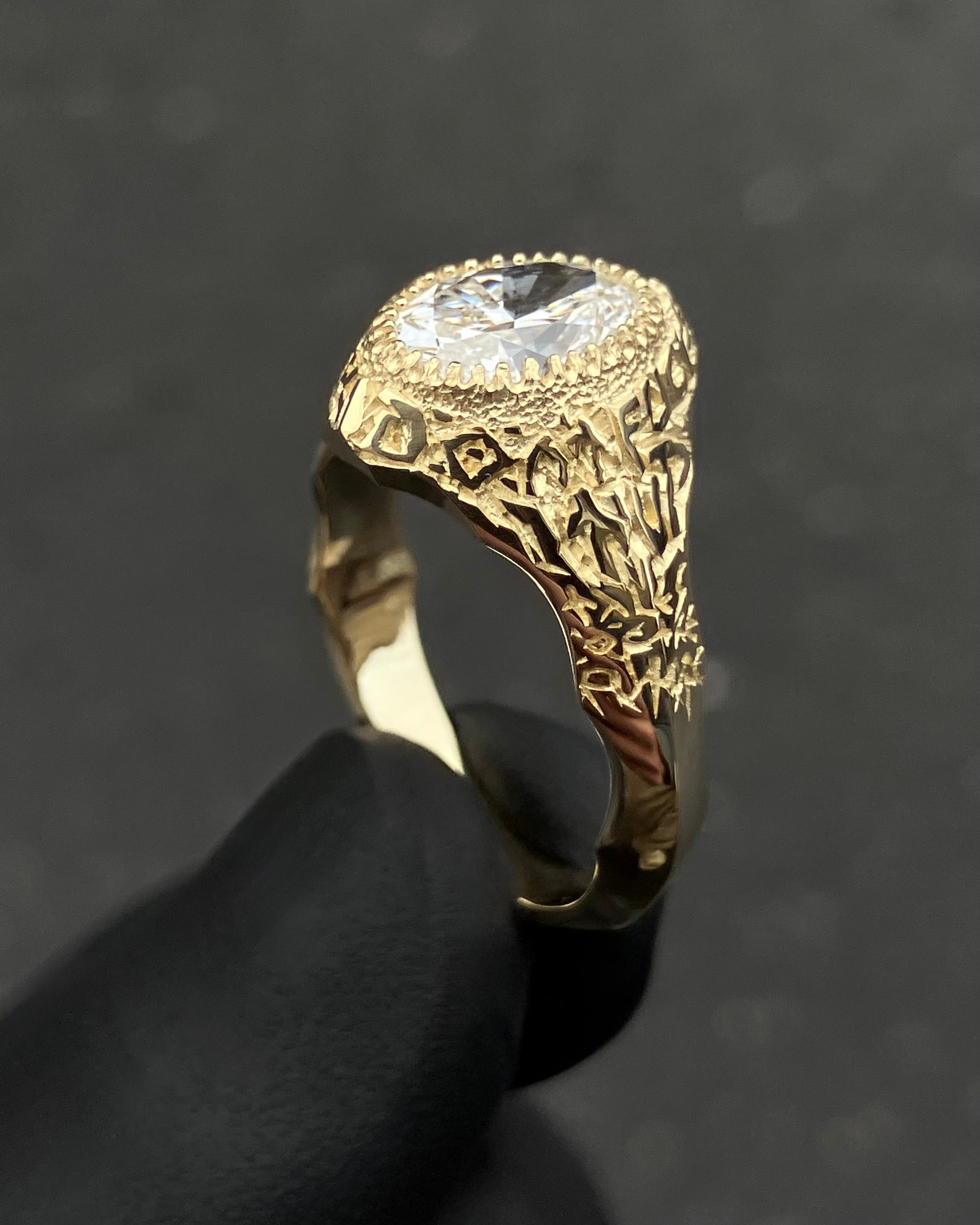 #119 prsten Don't fuck it up au585