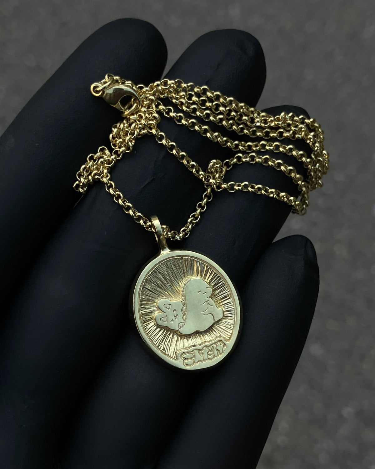 #146 Just the Two of Us Pendant au585