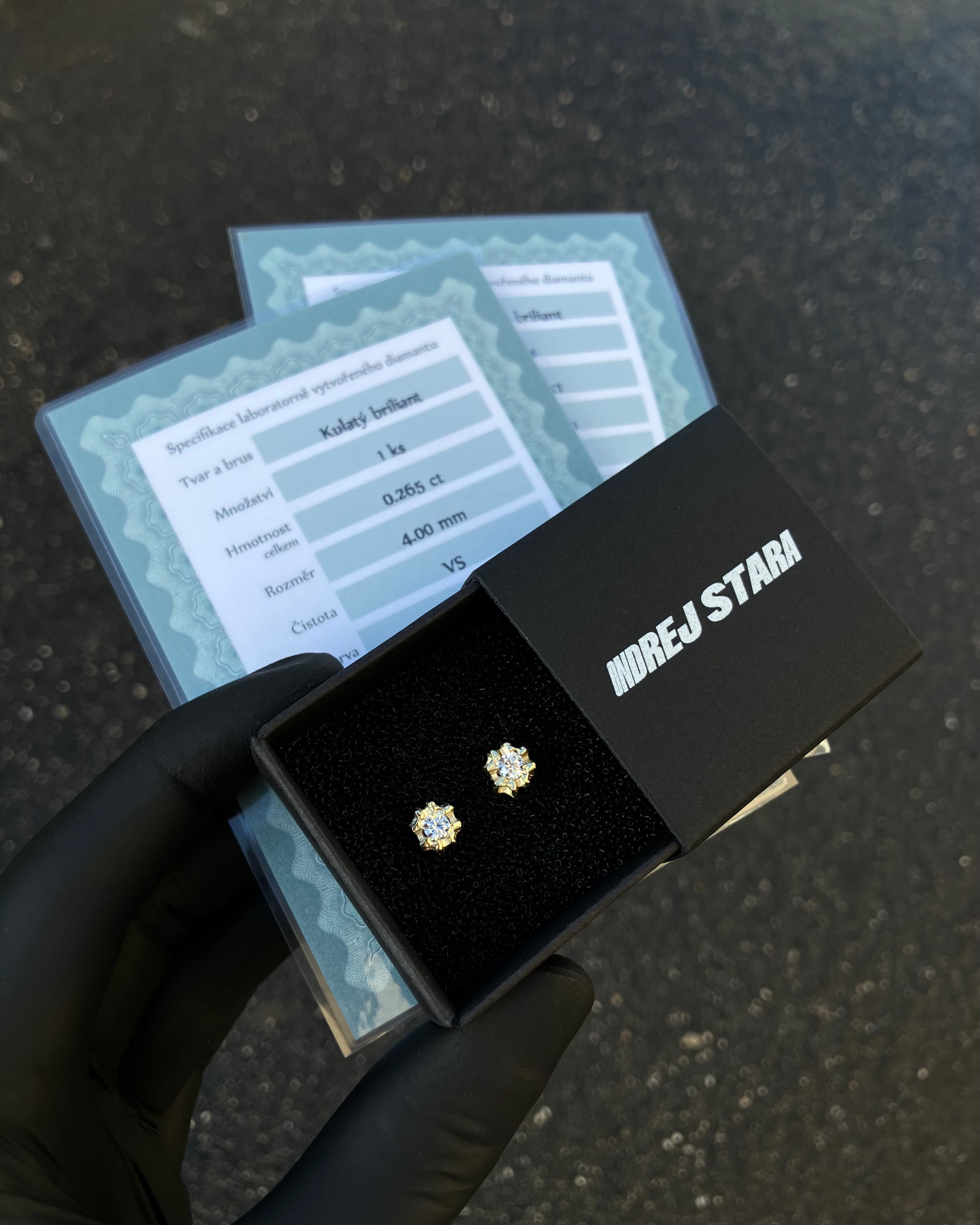 #119 náušnice Tales of the Love au585