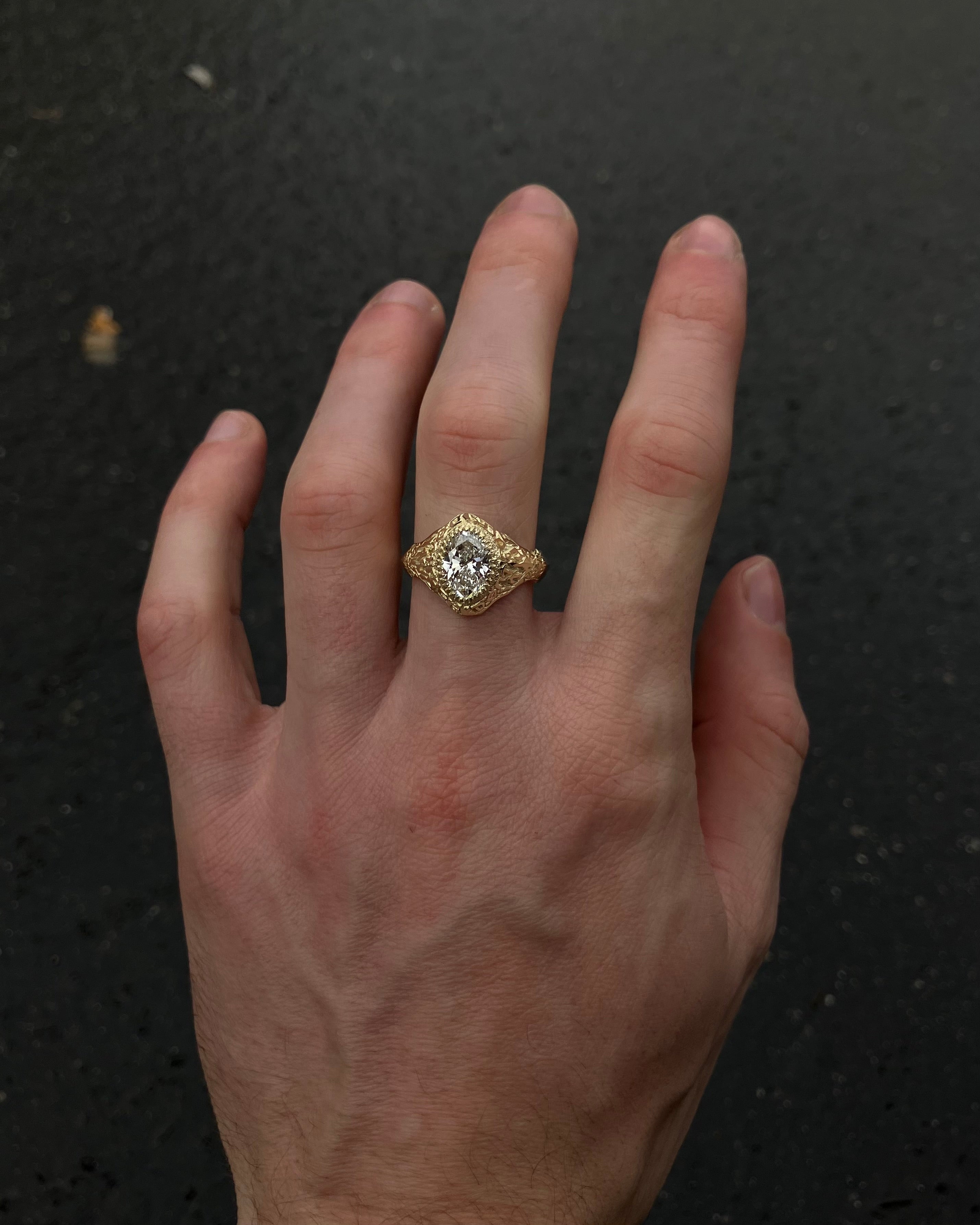 #119 prsten Don't fuck it up au585