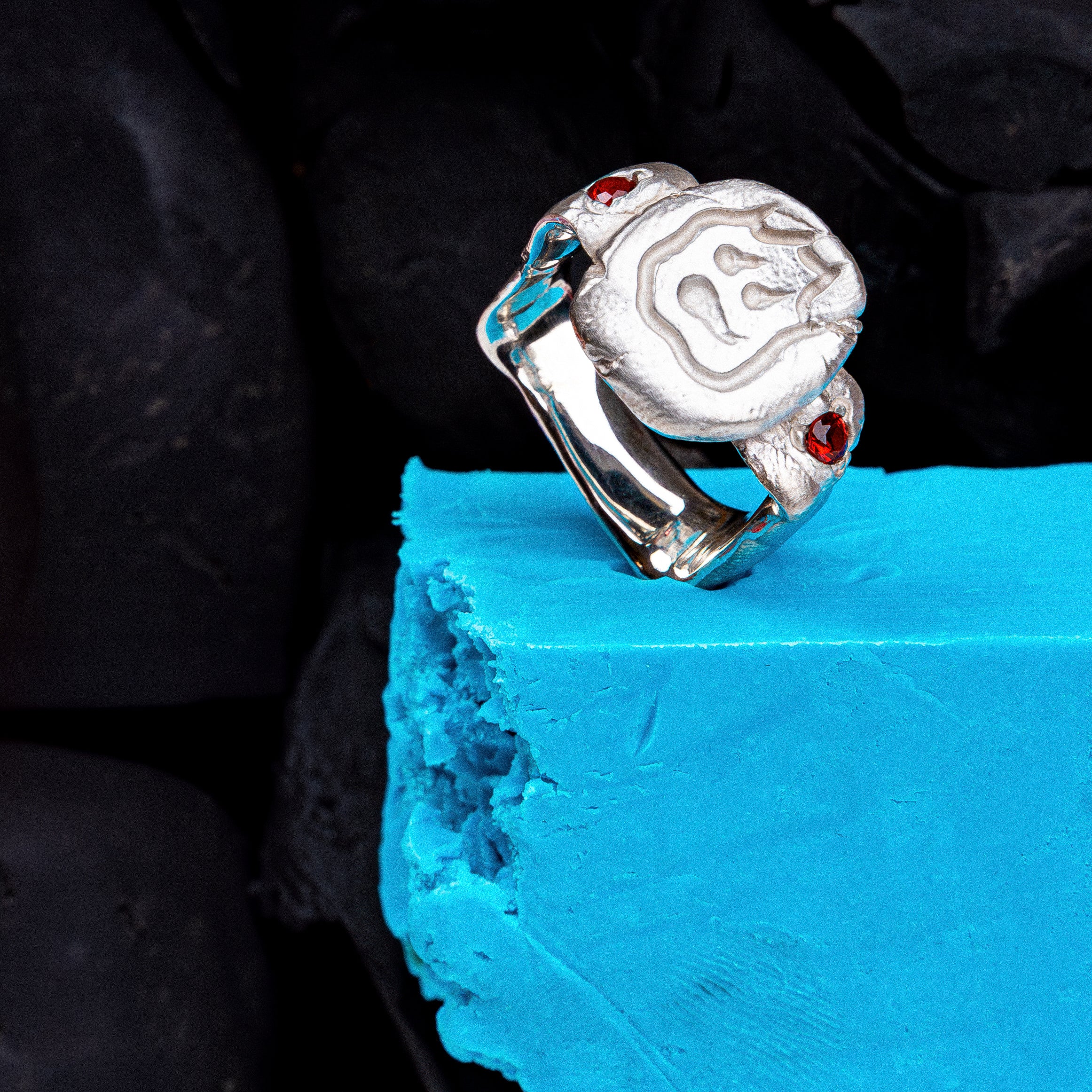Flame Ring stříbrný 925/1000
