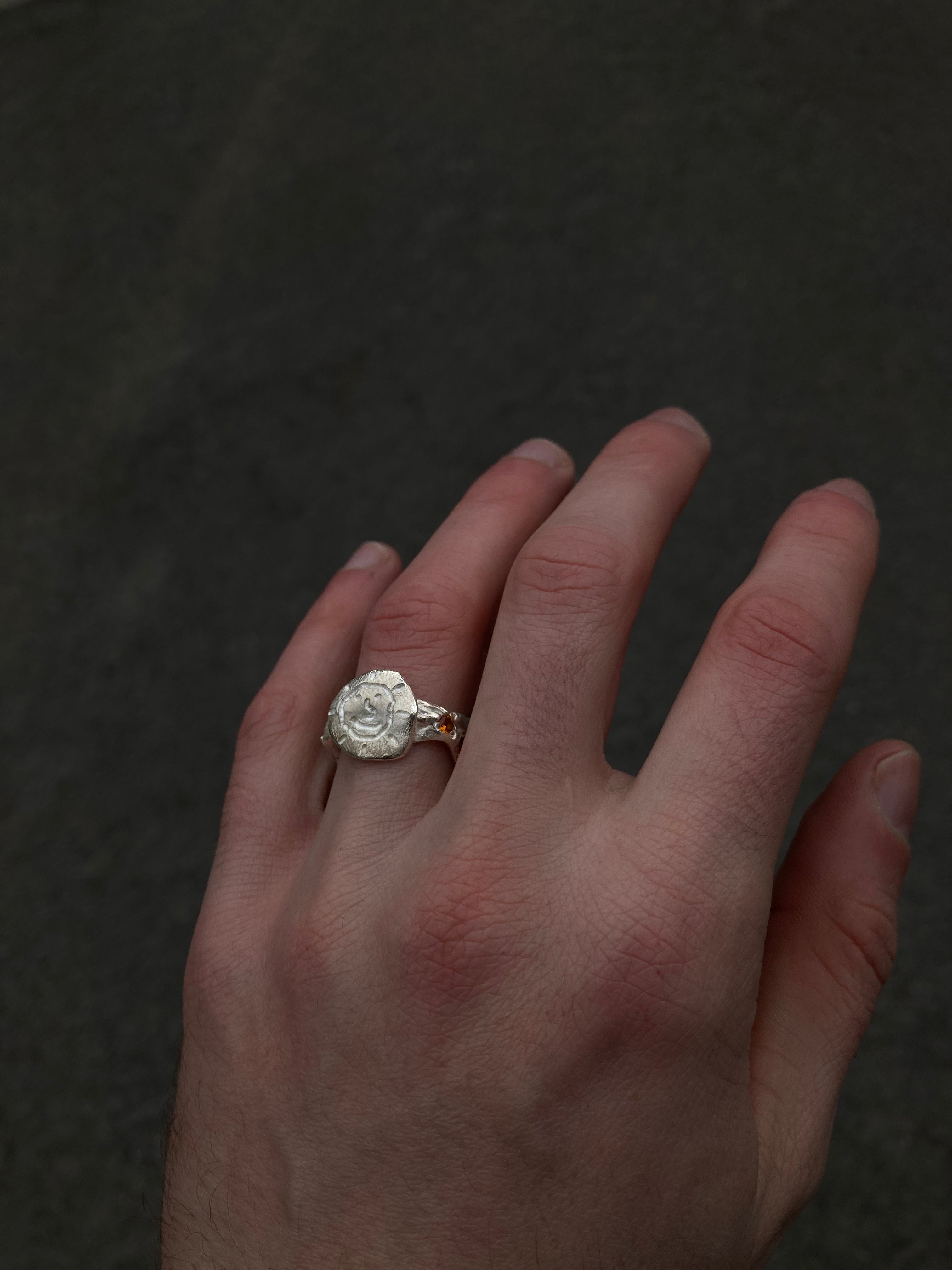 Shiny Happy Ring stříbrný (925/1000)