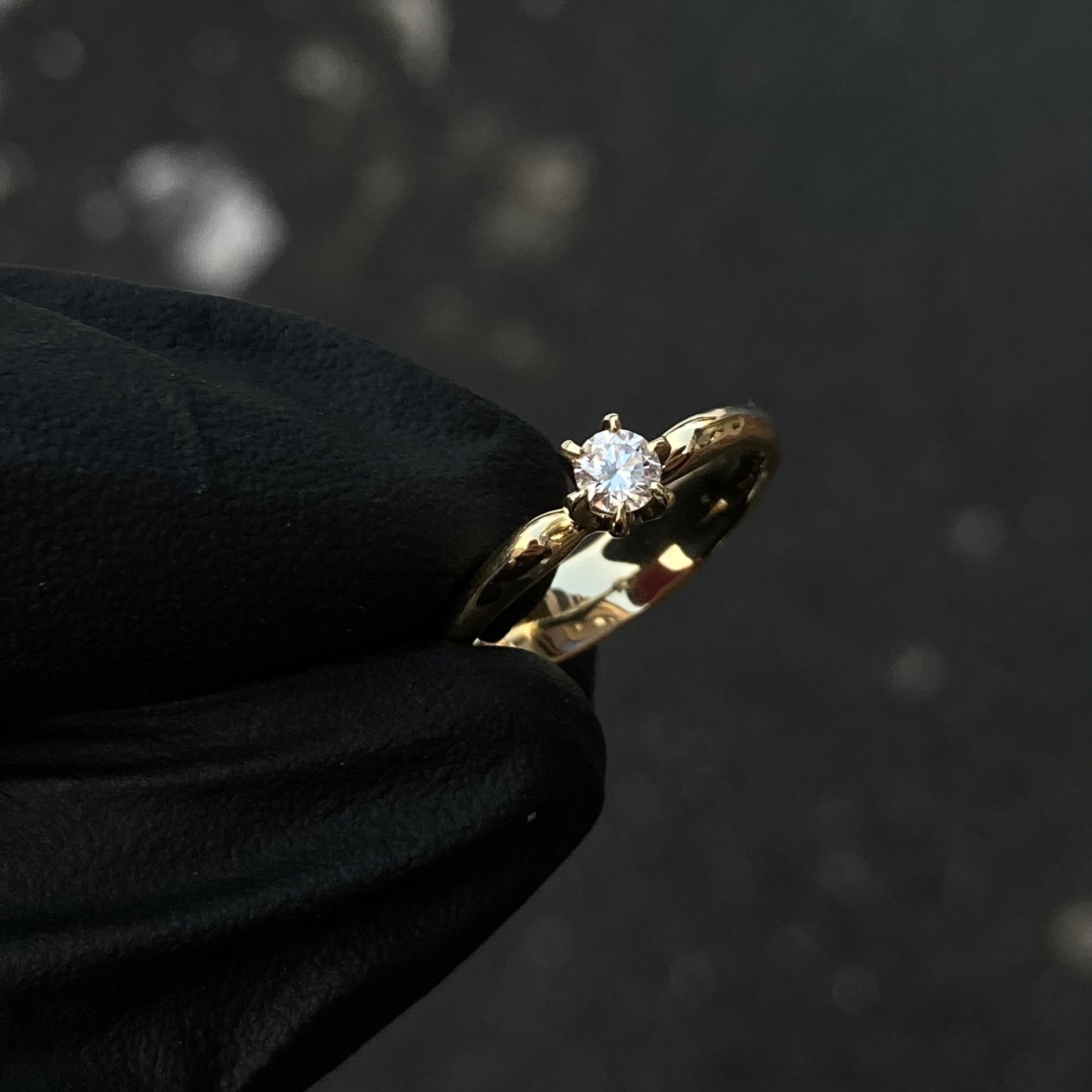 So Hot! zásnubní prsten žluté zlato (585/1000) s diamantem 3,5 mm SI2G