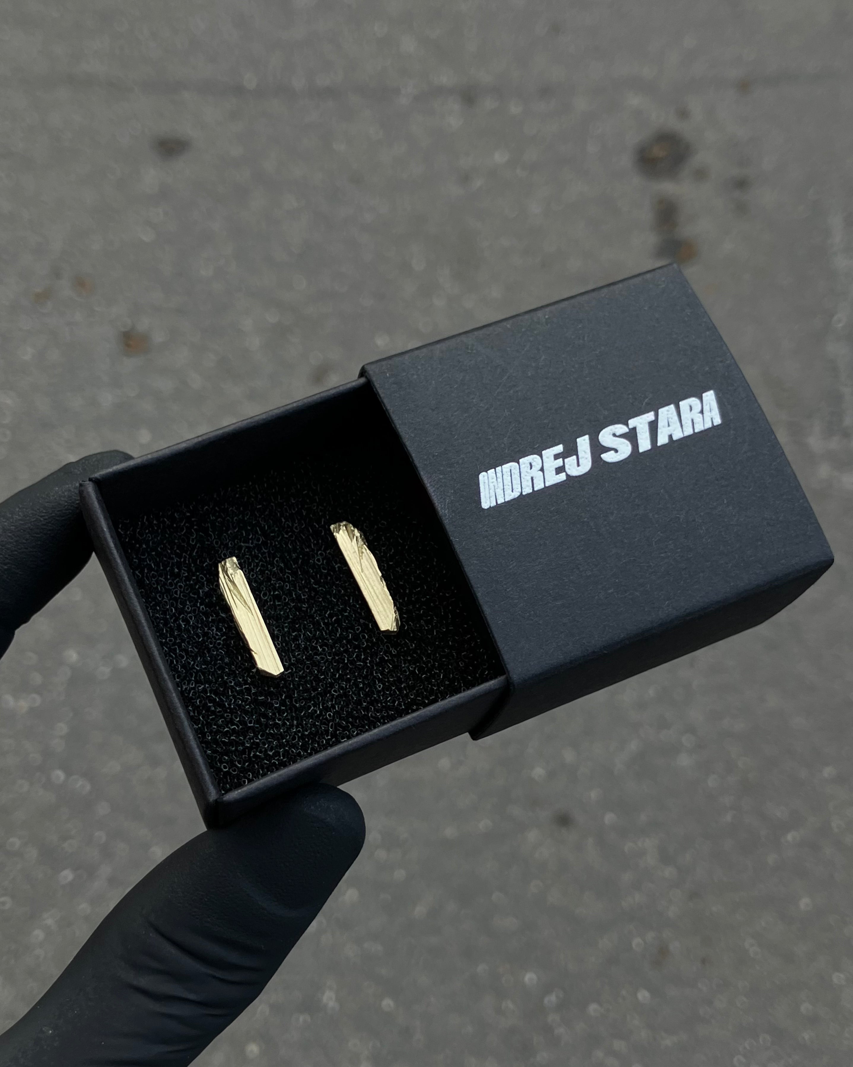 #109 náušnice Soča Fragments au585