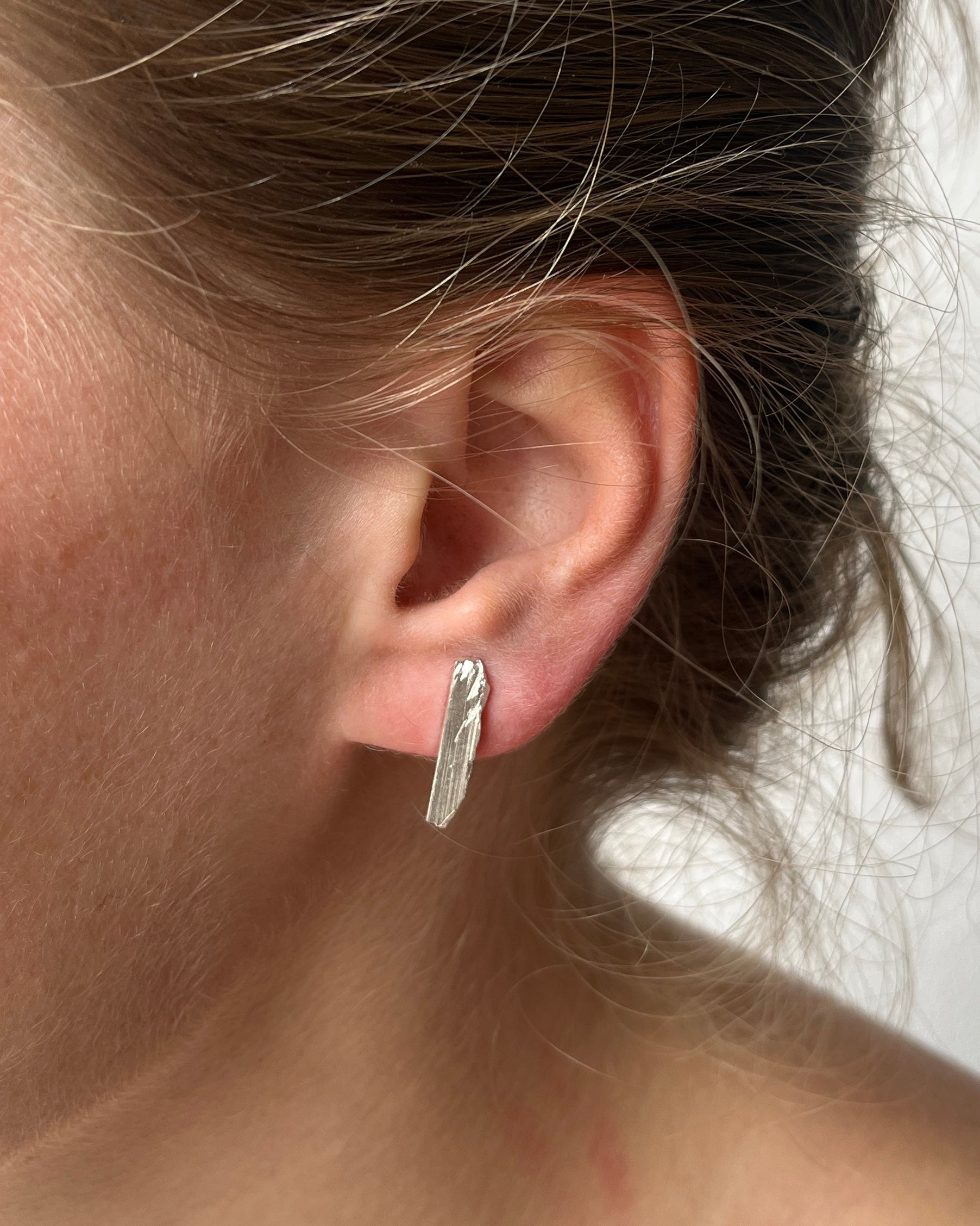 #109 náušnice Soča Fragments ag925