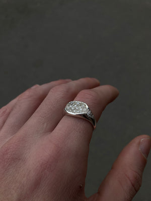 Prsten OS003 stříbro (925/1000) s kameny